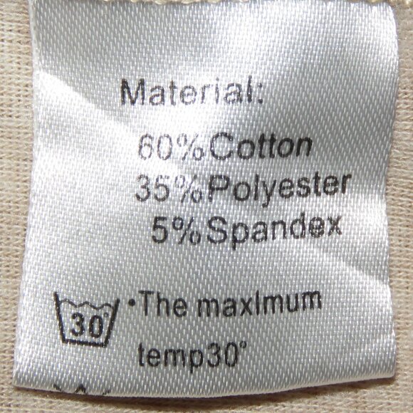 Women's Tan Long-Sleeve Pullover with Drop Tail Top Size L (C1652) - Picture 7 of 7